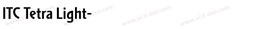 ITC Tetra Light字体转换